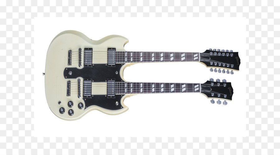 Guitarra Eléctrica，Gibson Eds1275 PNG