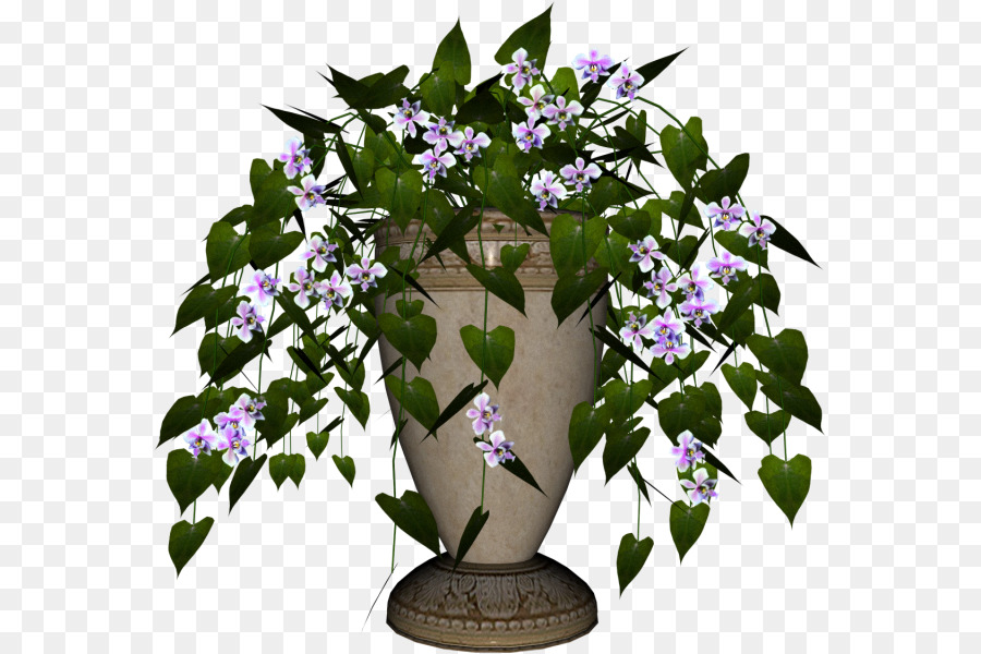 Diseño Floral，Maceta PNG