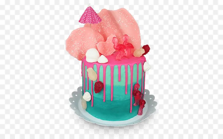 Pastel Colorido，Postre PNG