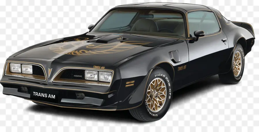 Coche Trans Am Negro，Coche Clasico PNG