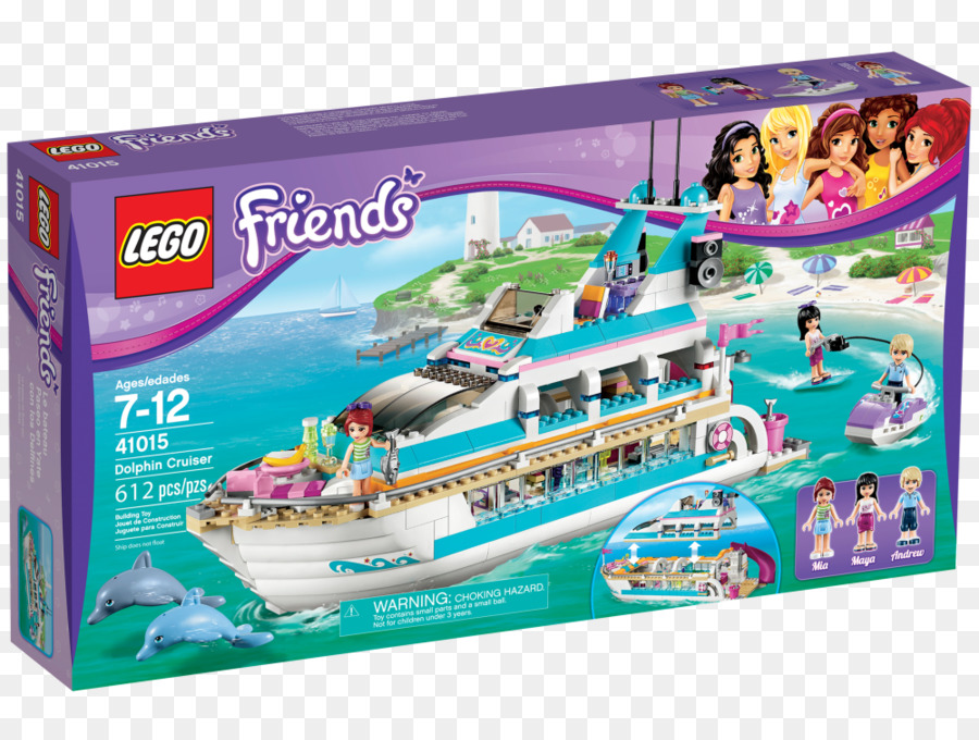 Lego 41015 Amigos De Los Delfines Cruiser，Lego Friends PNG