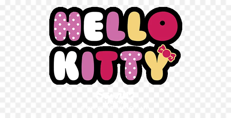 Hello Kitty，Tipografía PNG