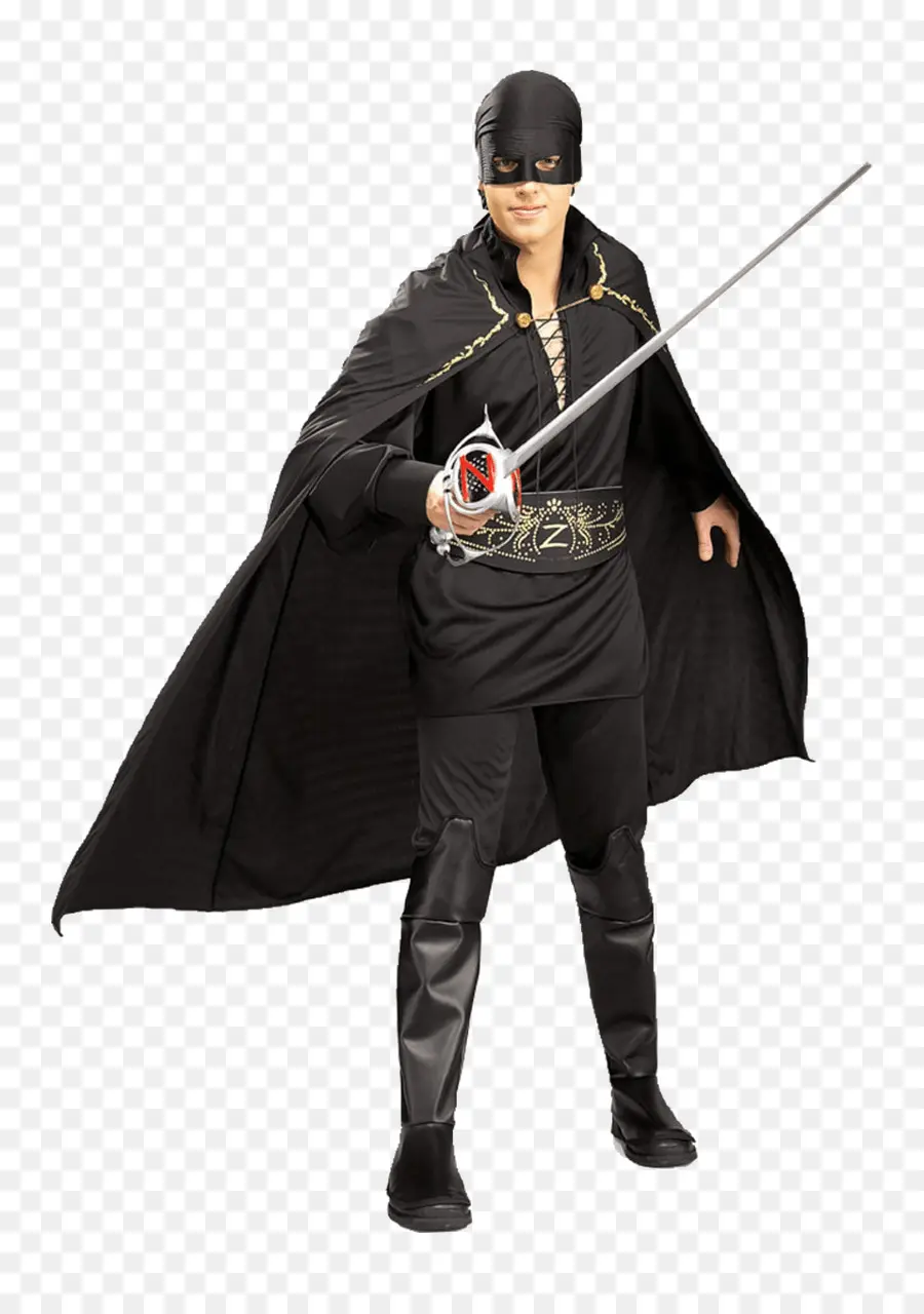 Hombre Disfrazado De Zorro，Espada PNG