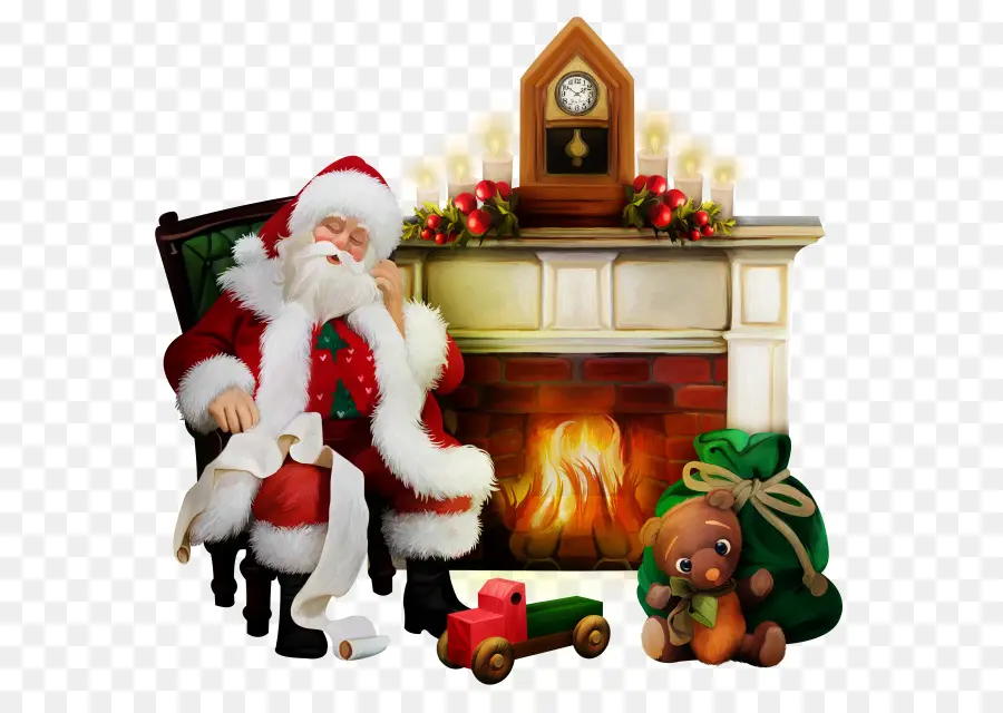 Santa Claus，El Padre De La Navidad PNG