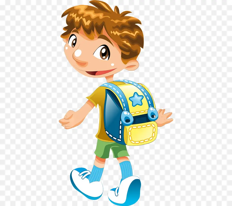 Niño Con Mochila，Mochila PNG