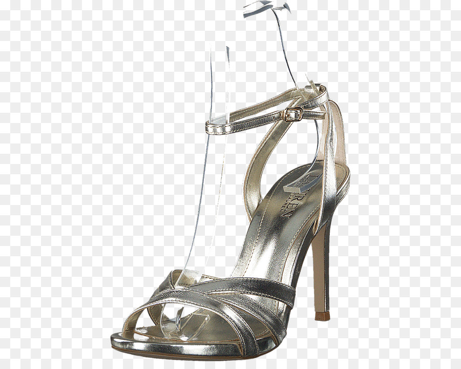 Zapato De Tacón Alto Dorado，Moda PNG