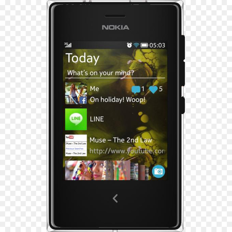 Nokia Asha Series，Nokia Asha 500 PNG