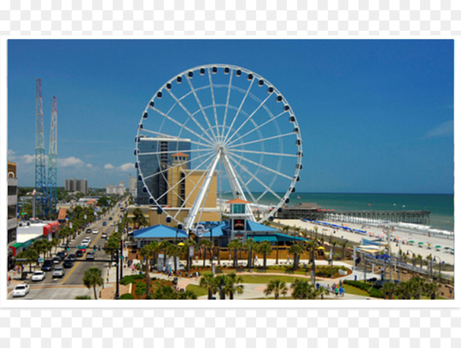 Paseo Marítimo De Myrtle Beach，Myrtle Beach Skywheel PNG