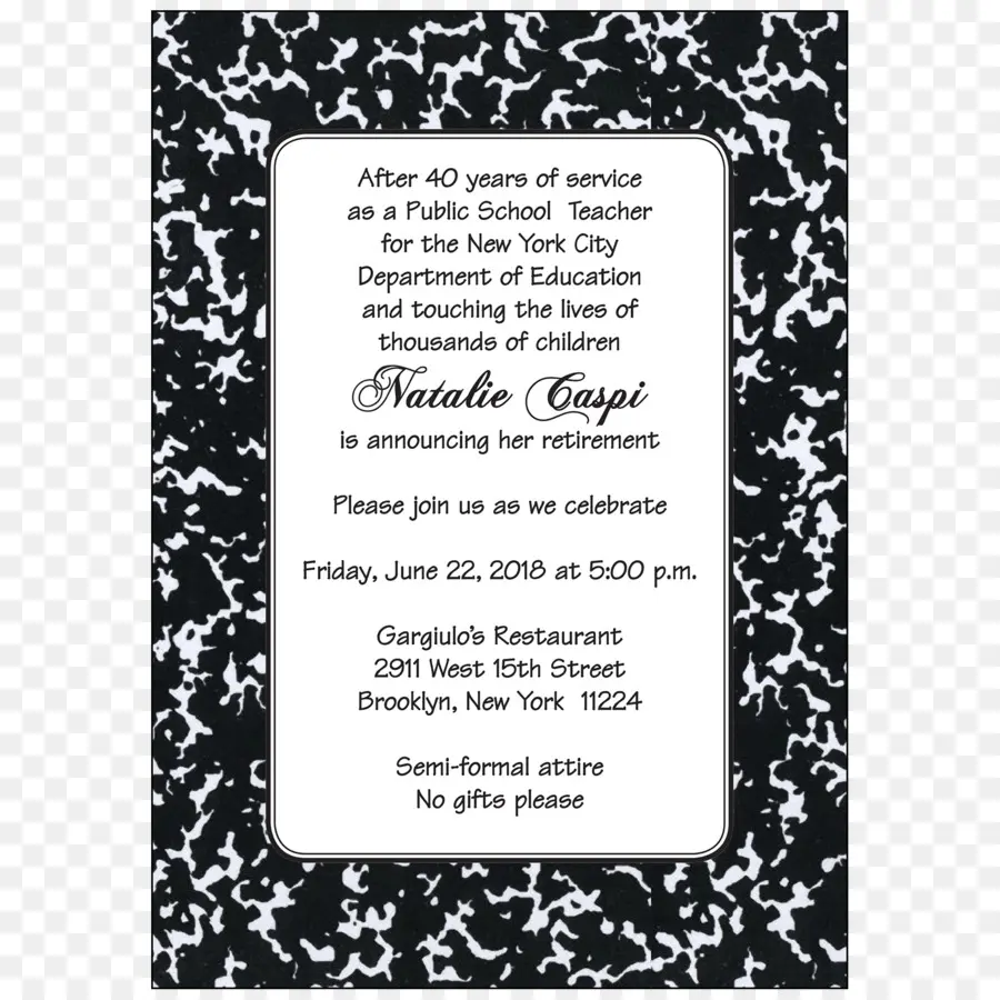 Invitación De La Boda，La Jubilación PNG