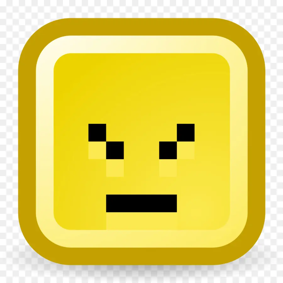 Emoji Amarillo，Rostro PNG