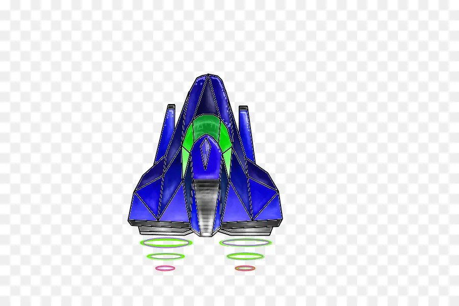 Nave Espacial Azul，Futurista PNG