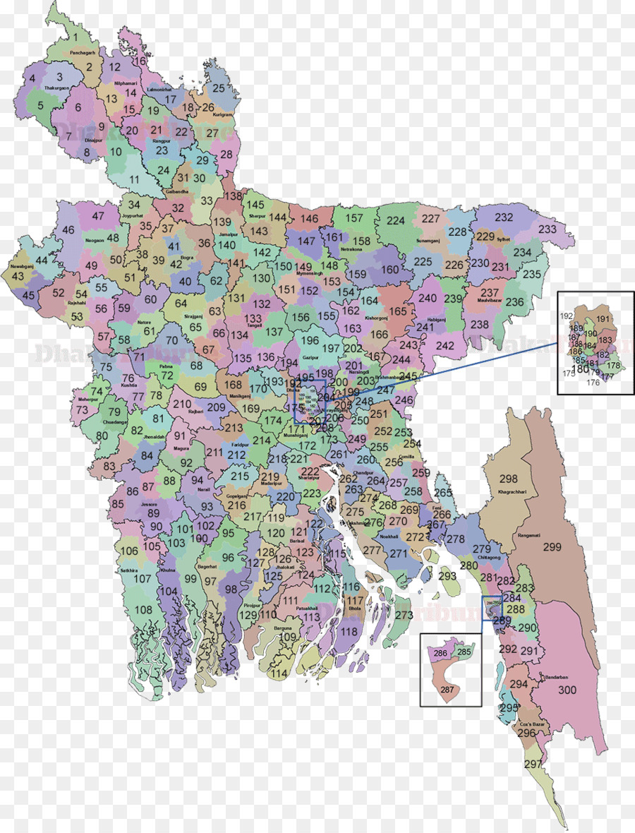 Bangladesh，Mapa PNG