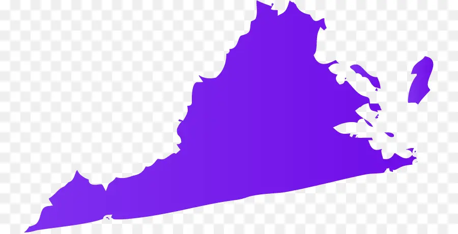 Mapa De Virginia，Estado PNG