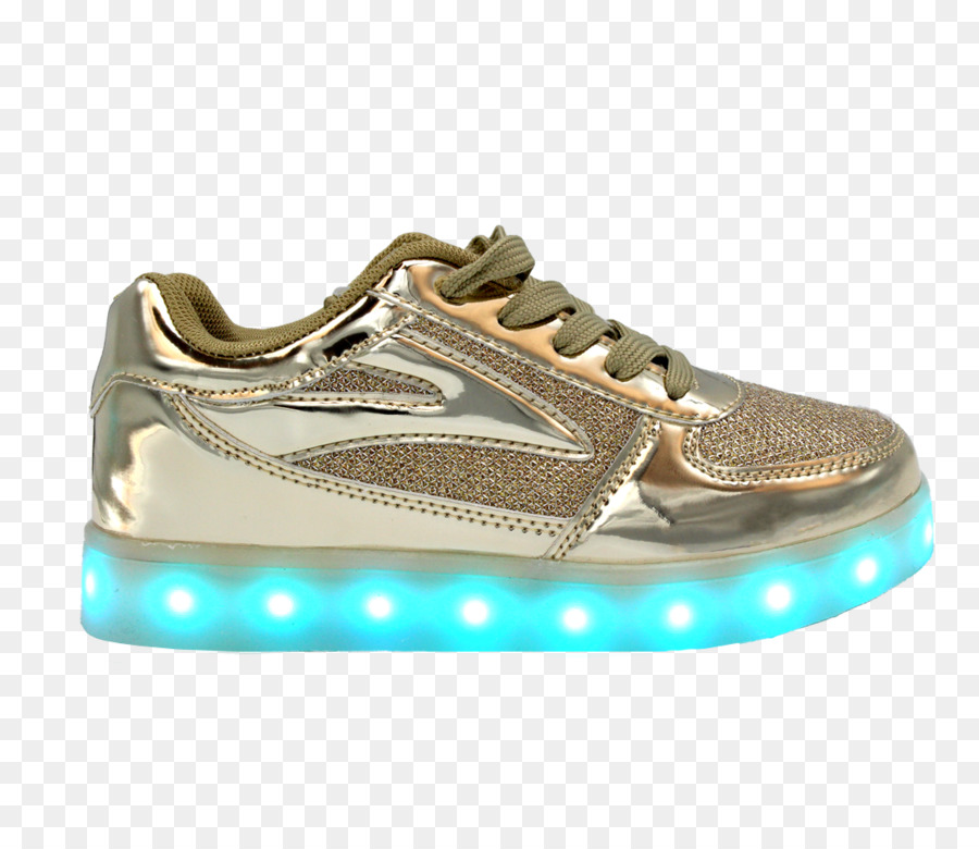 Zapato Plateado，Luces Led PNG