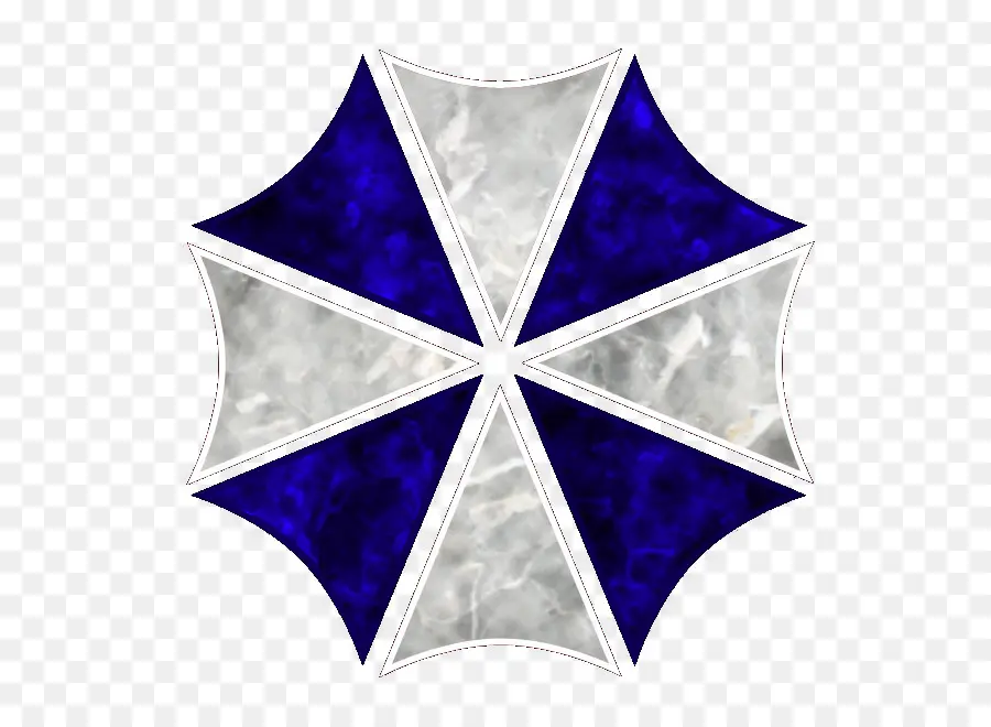 Logotipo De La Corporación Umbrella，Azul PNG