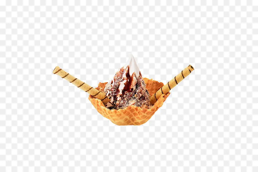 Helado，Waffle PNG