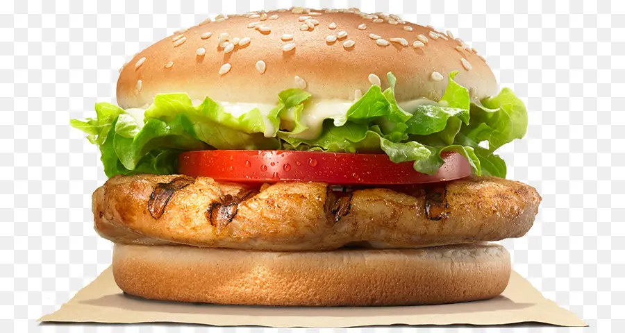 Sandwich De Pollo，Burger King Grilled Chicken Sándwiches PNG