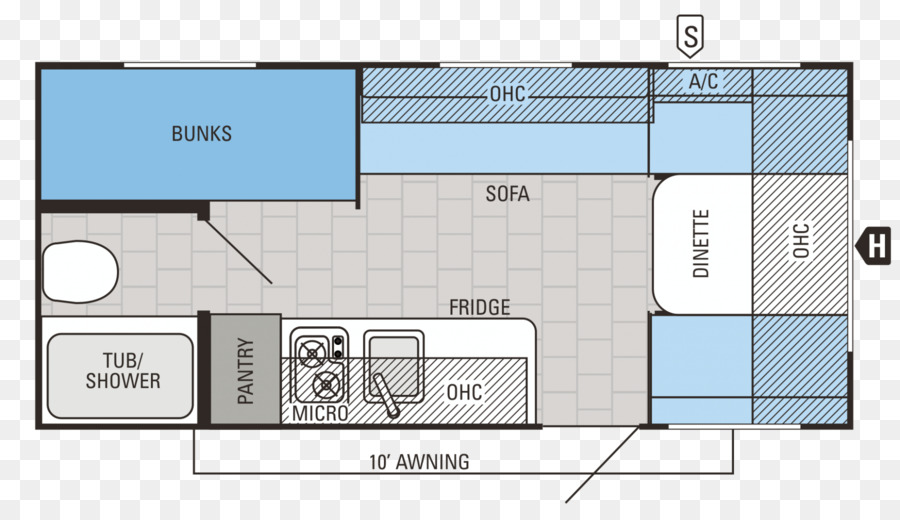 Plan De Piso，Caravana PNG