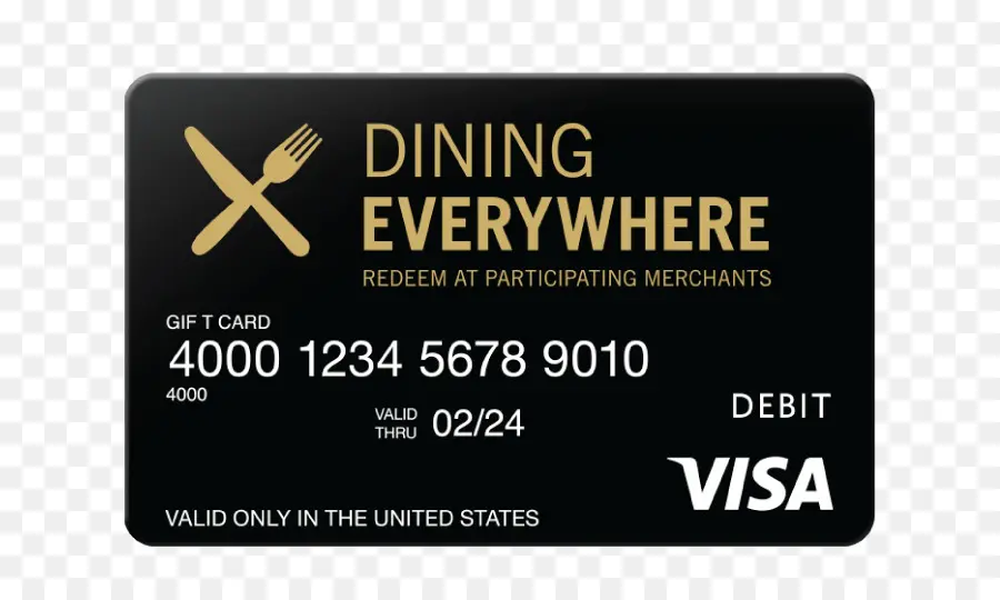 Tarjeta Para Cenar En Todas Partes，Visa PNG