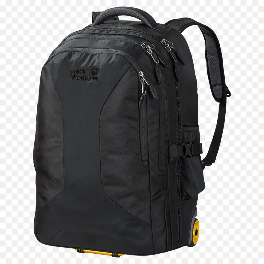 Mochila En Negro Y Amarillo，Bolsa PNG