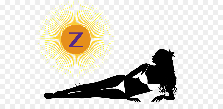 Mujer Tomando El Sol，Sol PNG