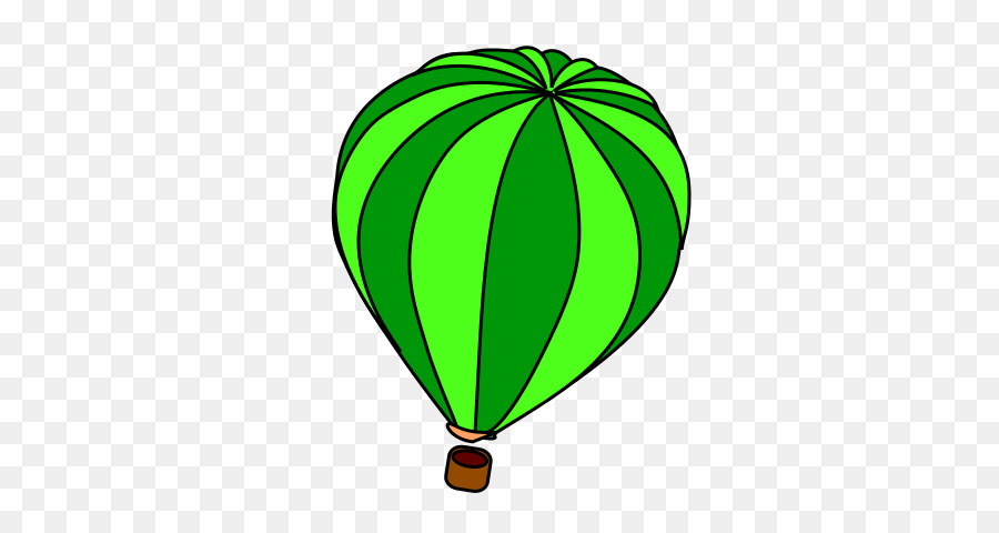 Globo Aerostático，Verde PNG