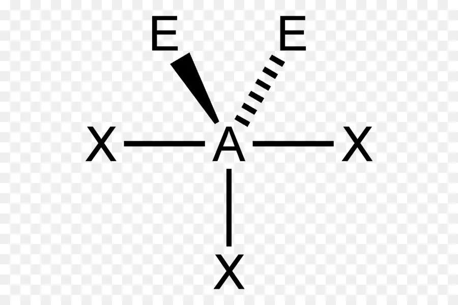 La Teoría Vsepr，Tshaped La Geometría Molecular PNG