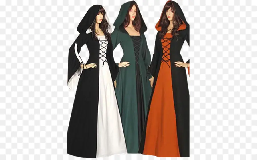 Vestidos Medievales，Encapuchado PNG