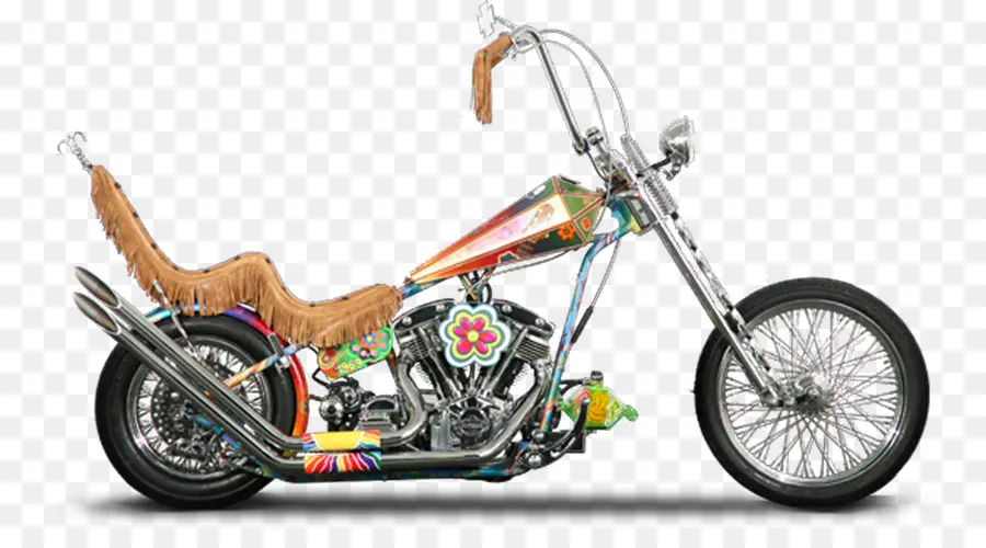 Motocicleta Colorida，Bicicleta PNG