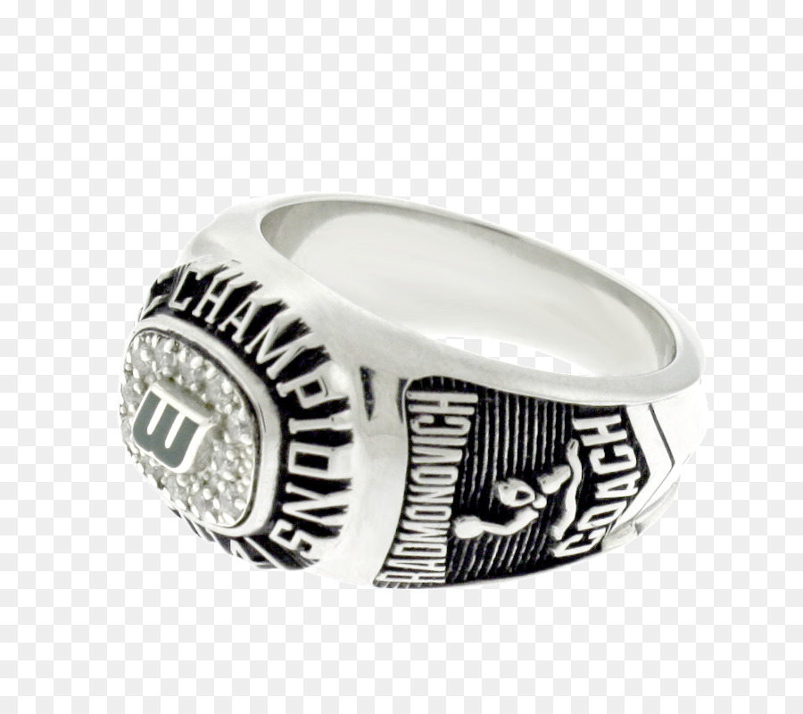 Anillo De Campeonato，Plata PNG