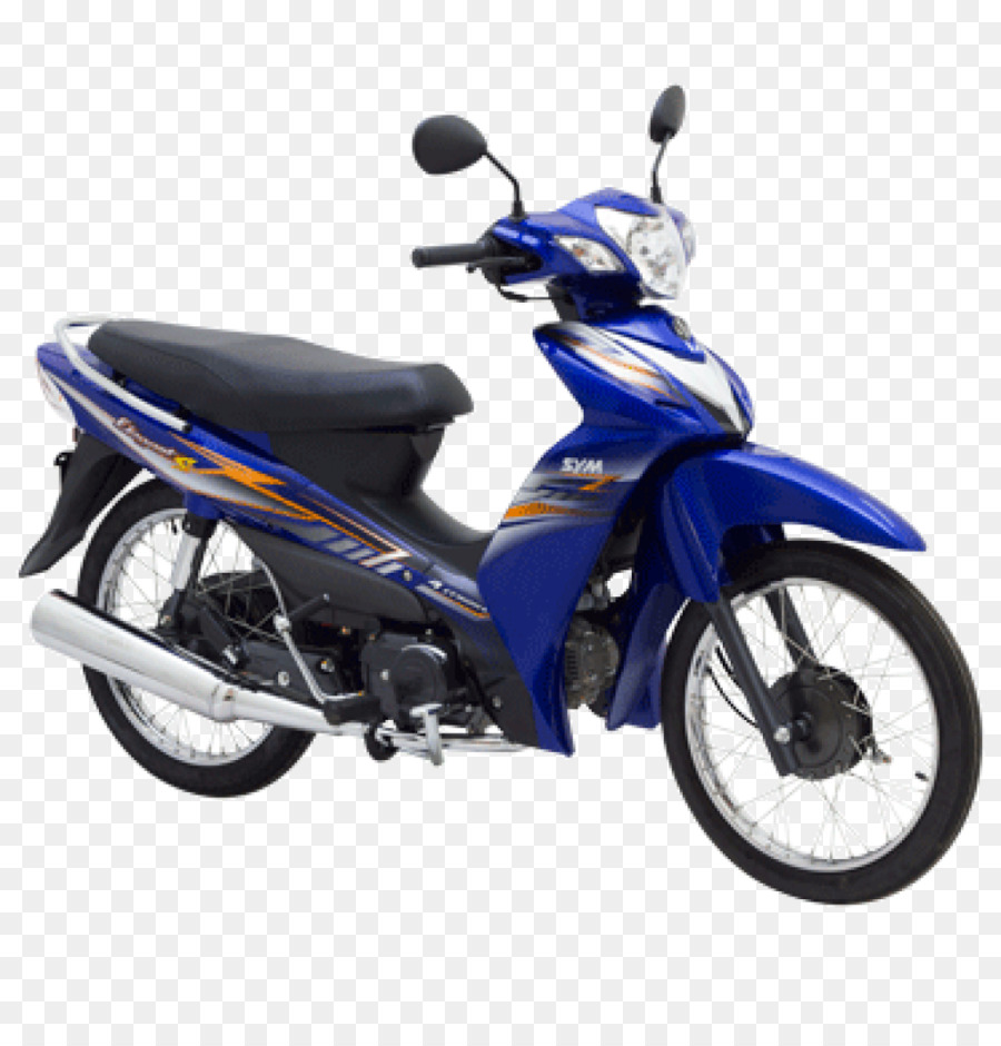 Moto Azul，Vehículo De Dos Ruedas PNG