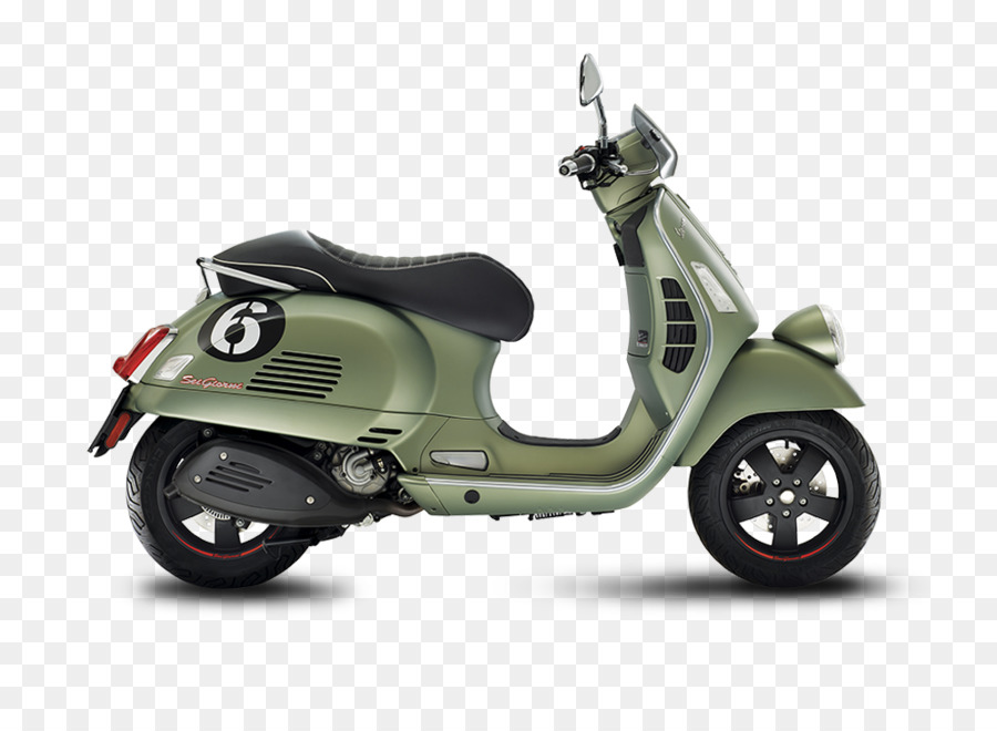 Vespa Verde，Vehículo De Dos Ruedas PNG