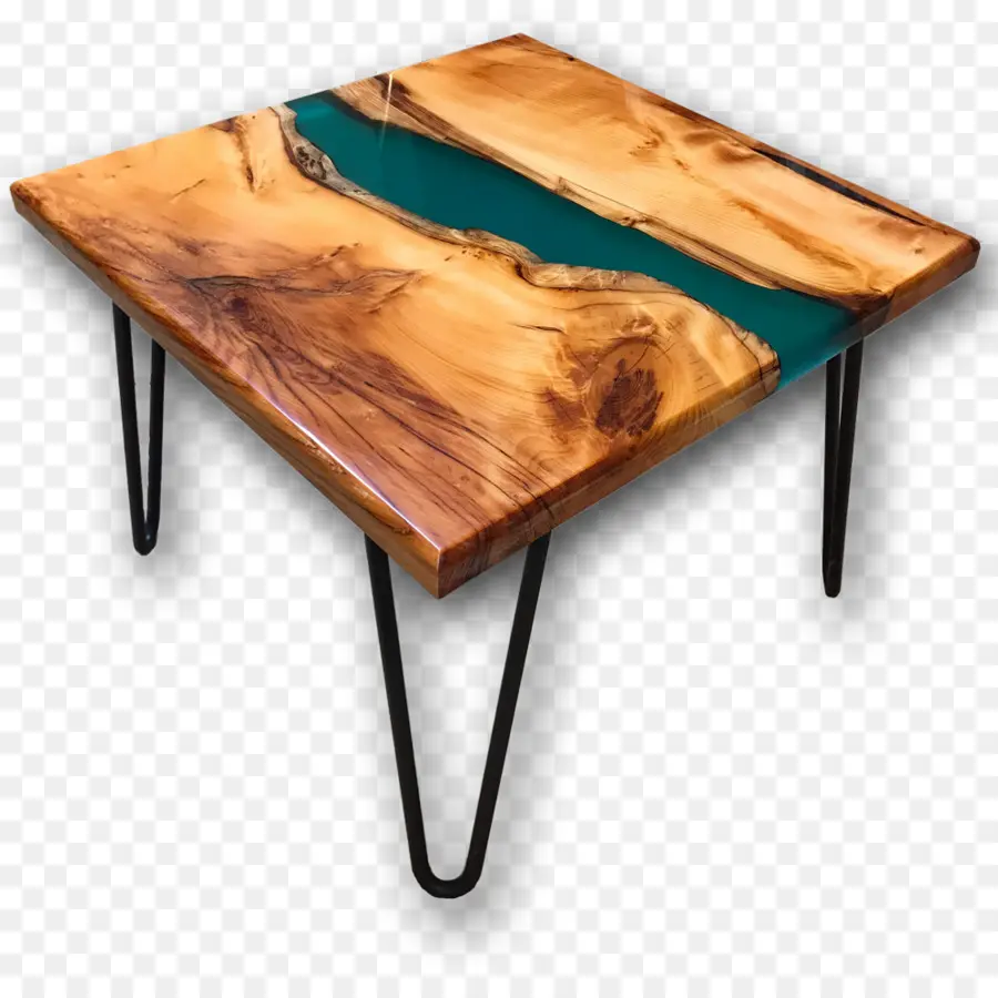 Mesa De Madera，Epoxy PNG