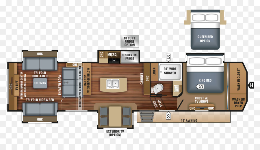 Plan De Piso，Autocaravanas PNG