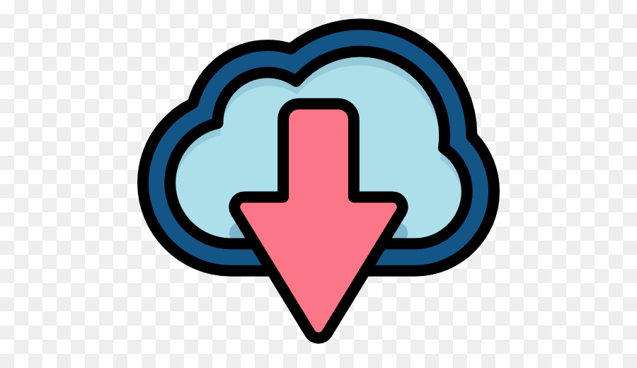 Icono De Descarga En La Nube，Nube PNG