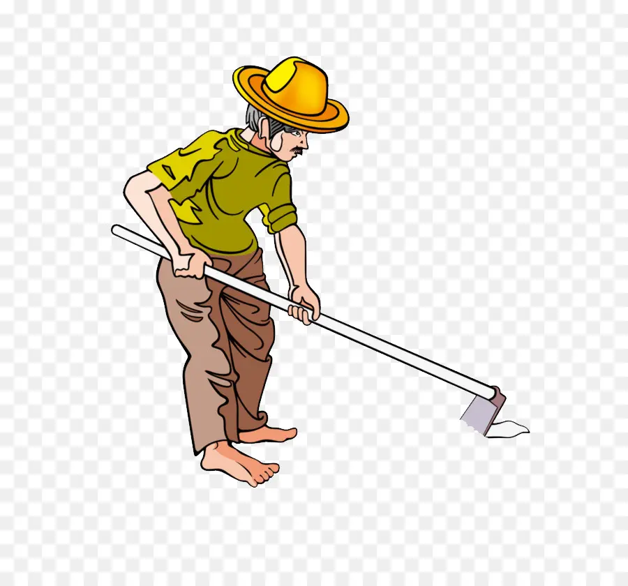 Agricultor，Azada PNG