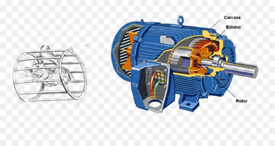 Motor Eléctrico，Rotor PNG