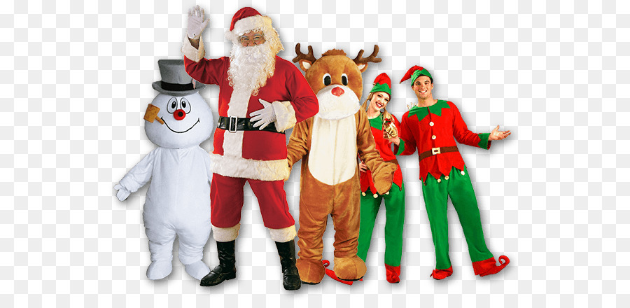 Personajes Navideños，Papá Noel PNG