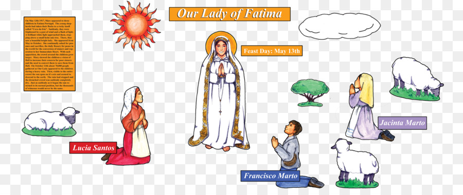 Nuestra Señora De Fátima，Niños PNG