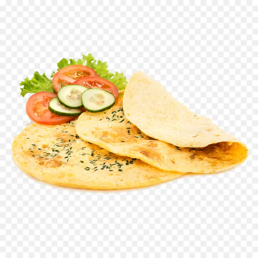 Pan Plano Con Verduras，Comida PNG