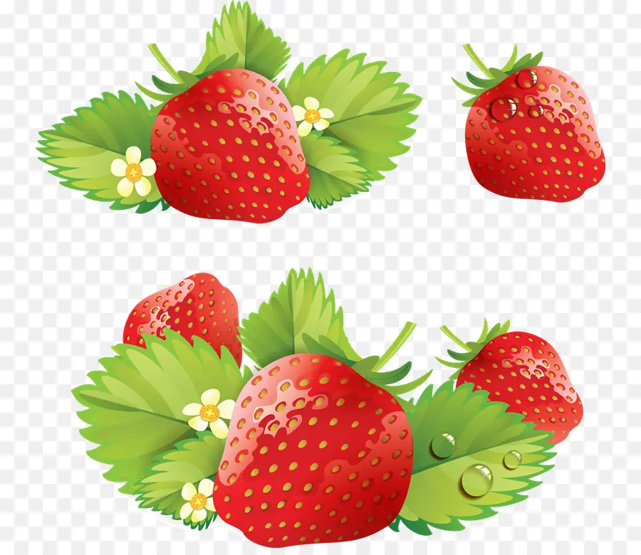 Fresas，Rojo PNG