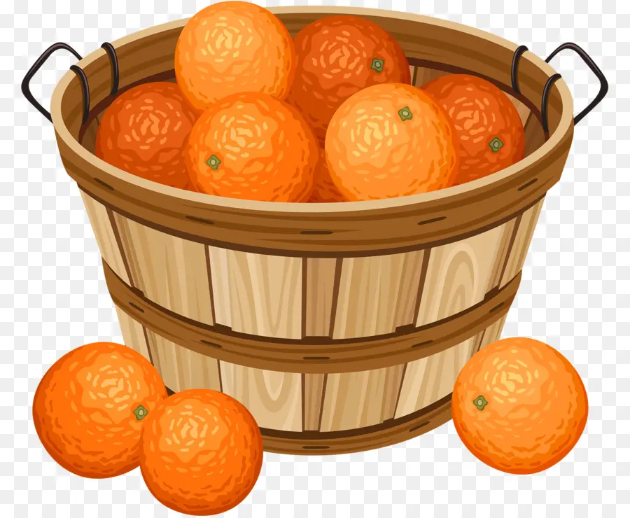 Cesta De Naranjas，Agrios PNG