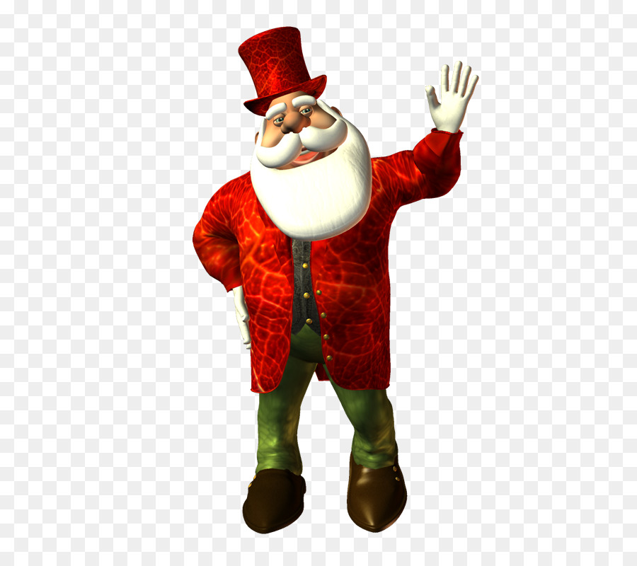 Papá Noel，Decoración Navideña PNG