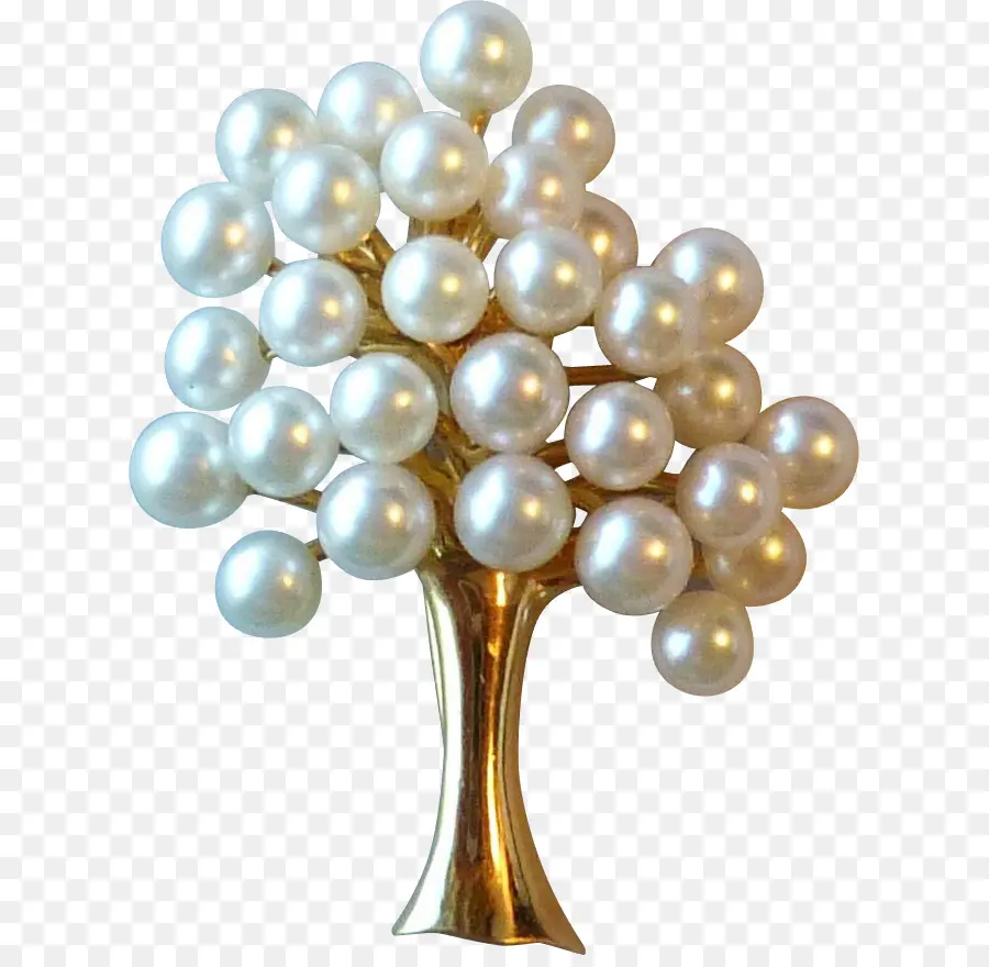 Broche De árbol De Perlas，Accesorio PNG