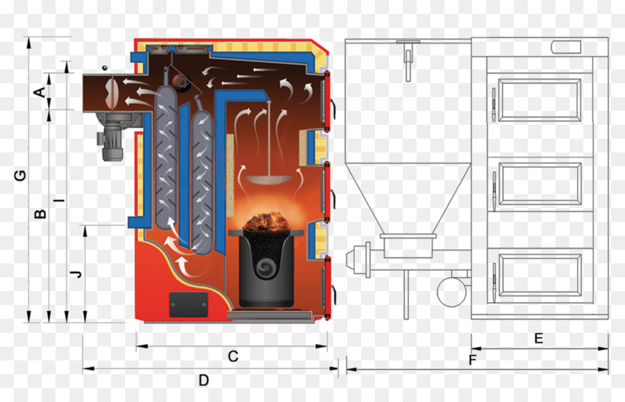 Diagrama De Caldera，Calefacción PNG