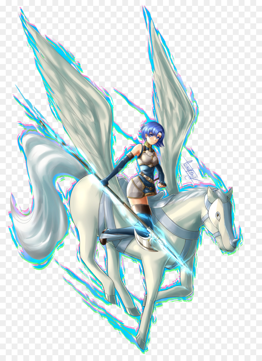 Fire Emblem Ecos Sombras De Valentia，Catria Caballo PNG