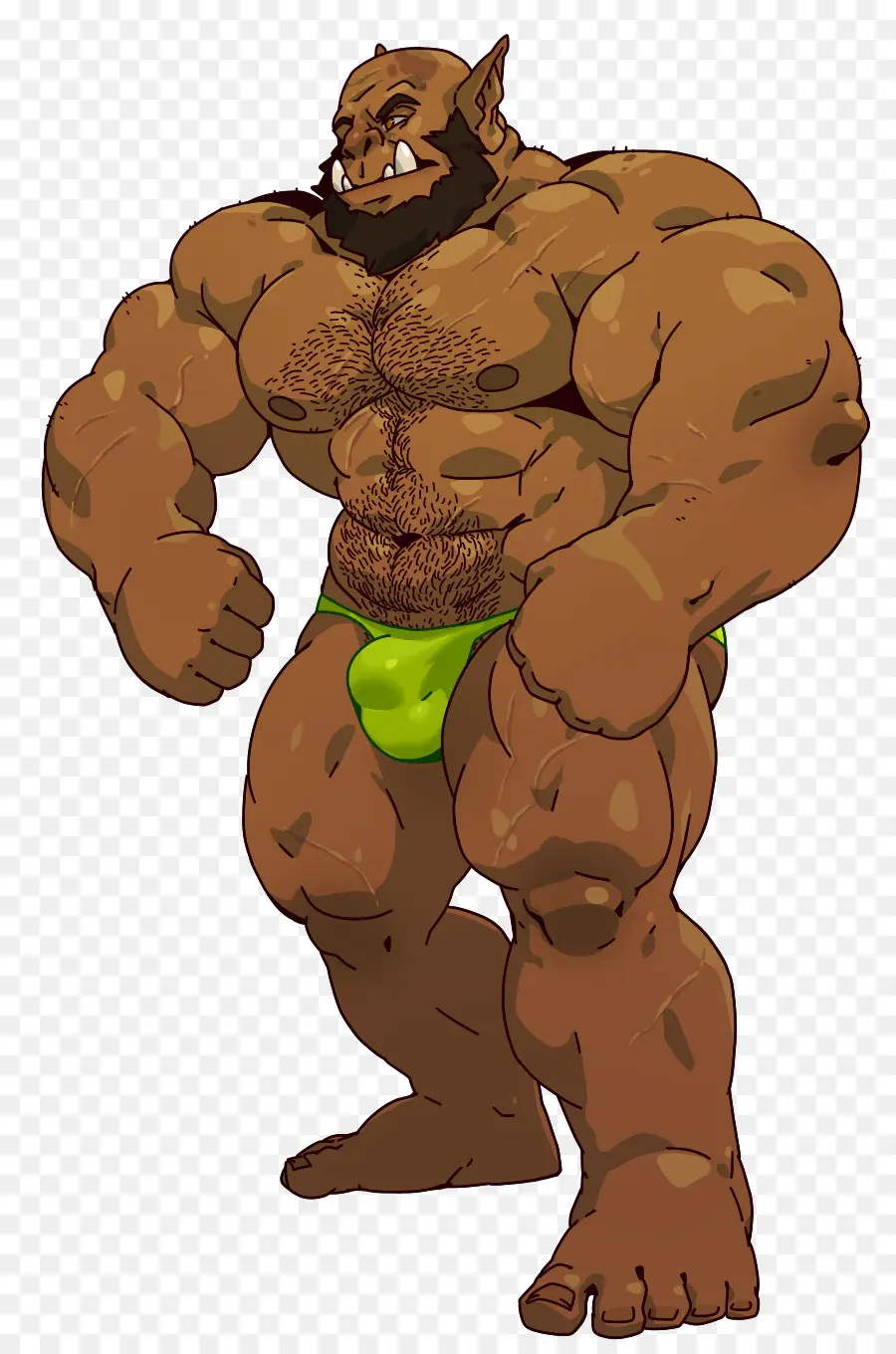 Carácter Musculoso，Dibujos Animados PNG