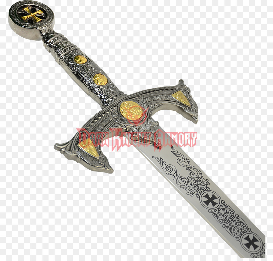 Espada Decorativa，Florido PNG