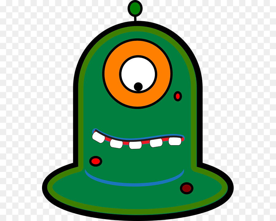 Extraterrestre Verde，Un Ojo PNG