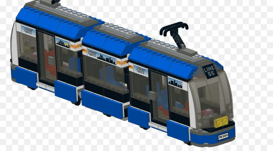 Tranvía Azul，Transporte Público PNG